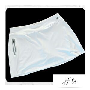 Fila Sport White Tennis or Golf Skort Athletic Reflective Apparel Women’s XXL